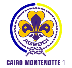Emblema AGESCI del Gruppo Cairo Montenotte 1